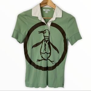 Original Penguin Polo With Screened Print